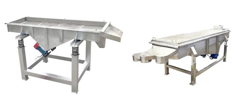 linear vibratory sieve for powder screening
